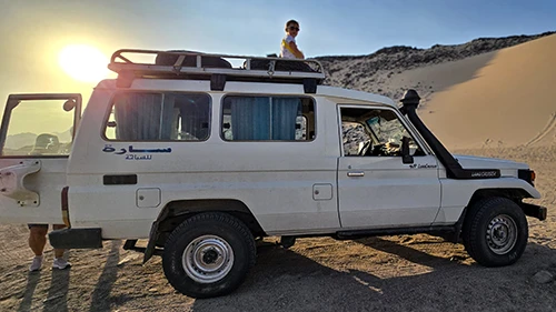 Jeep safari through the Arabian Desert