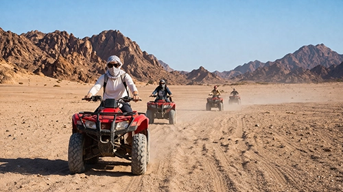 Quad adventure in the Arabian Desert