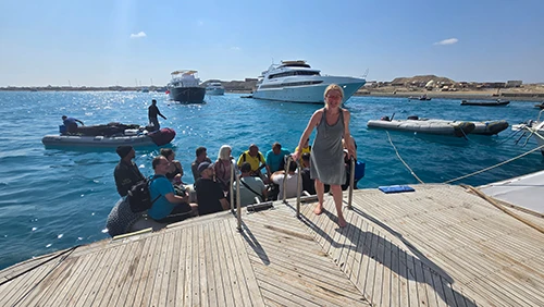 Boarding zur Tauchsafari mit Diver on Tour