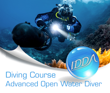 IDDA Advanced Open Water Diver (AOWD) E-Learning mit online Prüfung